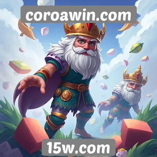 Exploração dos jogos disponíveis em coroawin.com